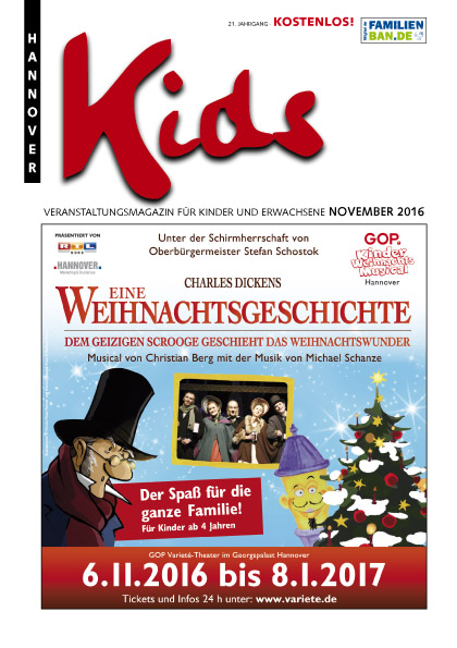 Titelbild der Ausgabe vom November 2016